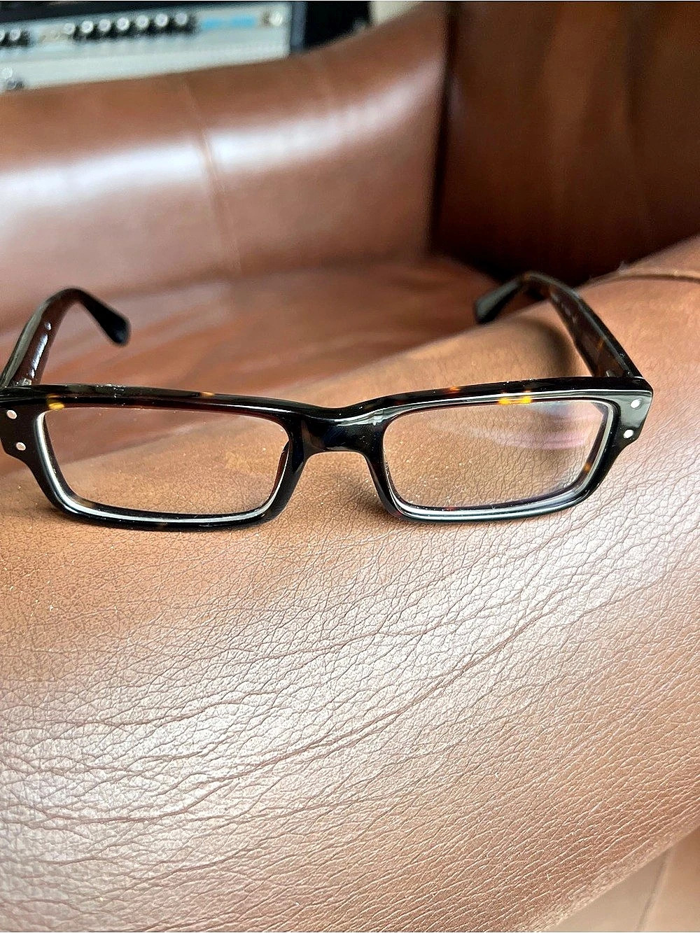 Hackett London Bespoke Tortoise Shell Rectangular Glasses - Very Lightly Worn